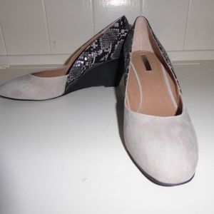 Cute & Classy Snakeskin Wedges